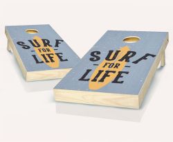 "Surf for Life" Cornhole Set
